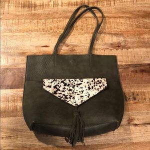 Anthropologie Tote with Clutch